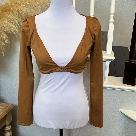 Skims NWOT Signature Swim Long Sleeve Shrug Size XS - Picture 4 of 7